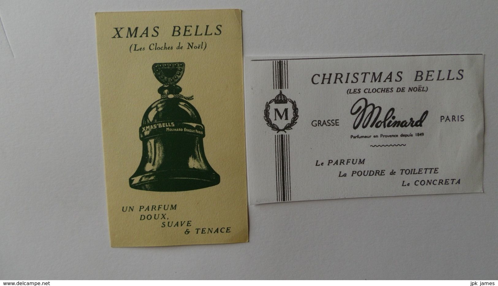 Carte Parfumée Ancienne Molinard Grasse - Anciennes (jusque 1960)