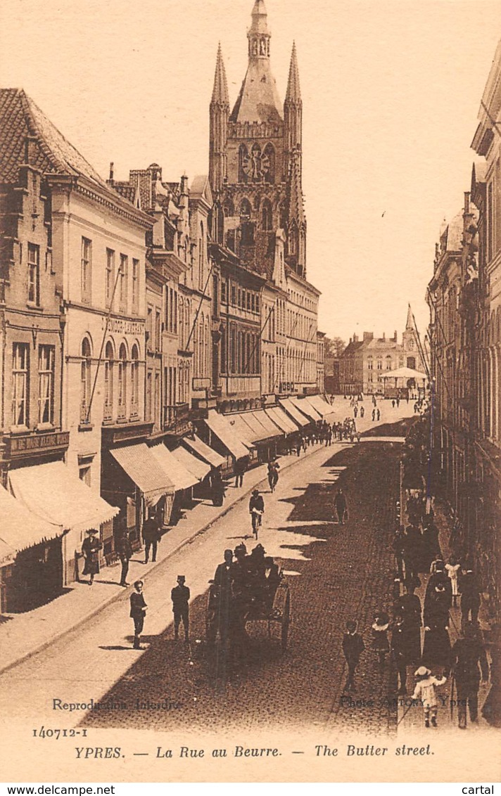 YPRES - La Rue Au Beurre - Ieper