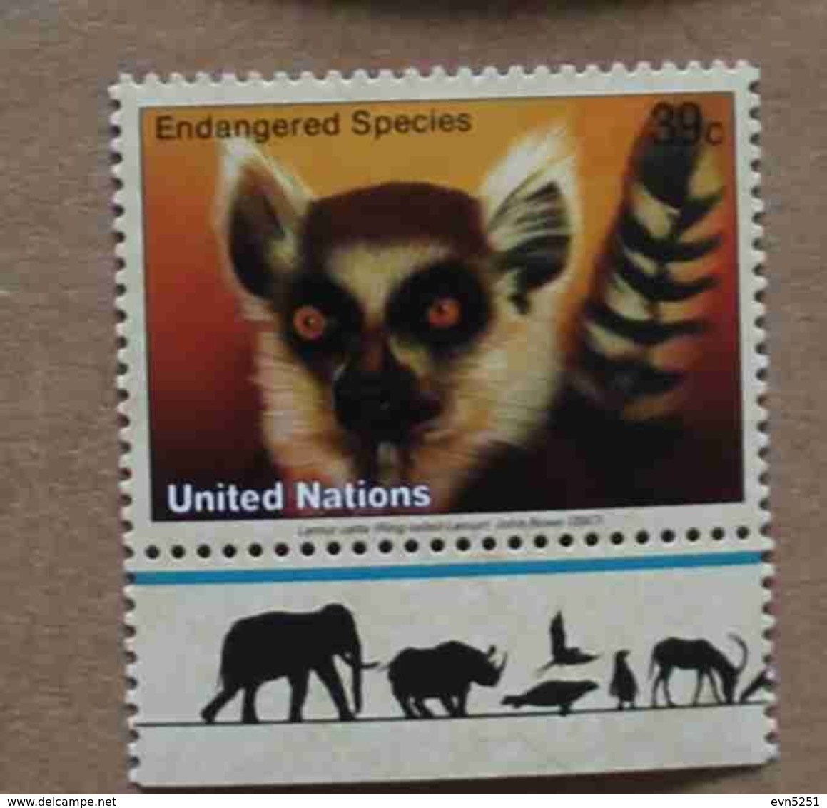 NY07-01 : Nations-Unies (New-York) / Protection De La Nature - Lemur Catta (lémur à Queue Annelée) - Neufs