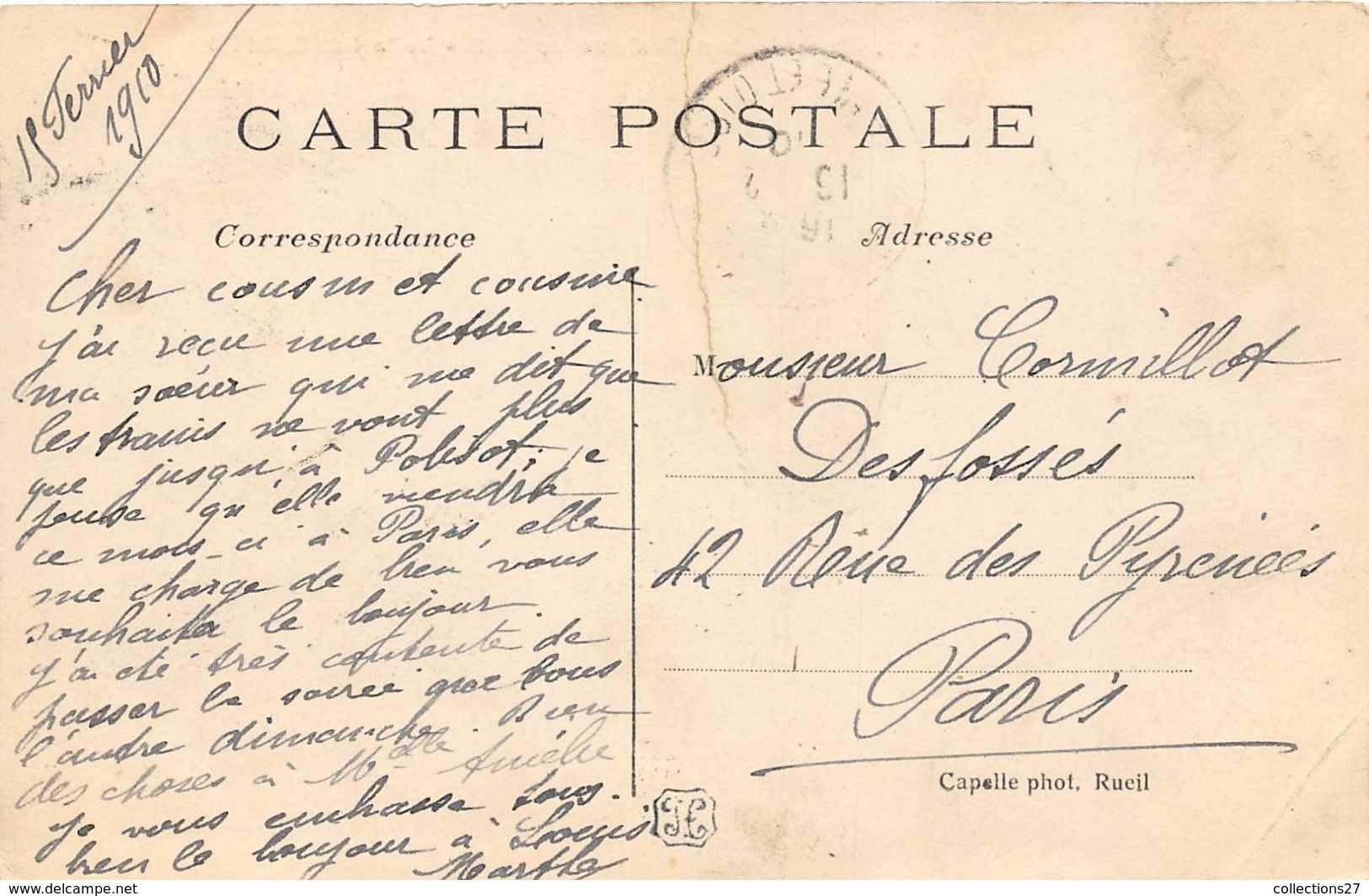 78-CHATOU- INONDATIONS JANVIER 1910,AU PONT DE CHATOU - Chatou
