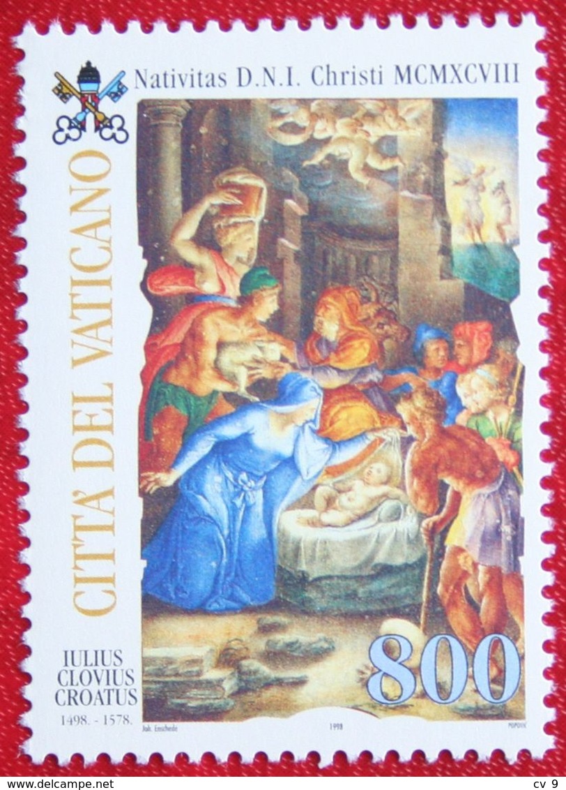 Natale Weihnachten Xmas Noel Kerst 1998 Mi 1262 Yv 1120 POSTFRIS / MNH / ** VATICANO VATICAN VATICAAN - Nuevos