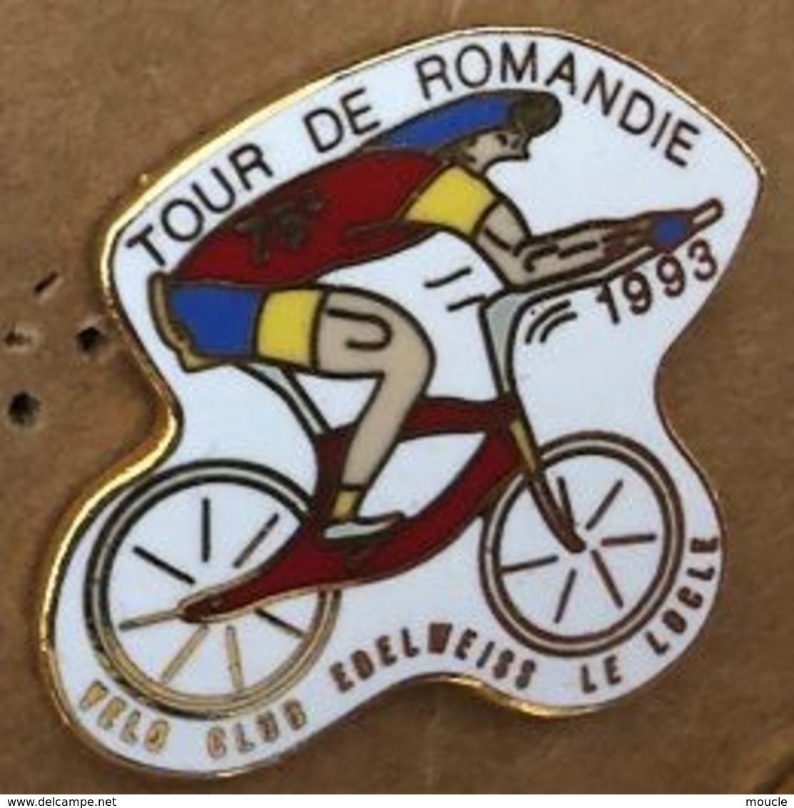 VELO - CYCLISME - BIKE - CYCLISTE - TOUR DE ROMANDIE 1993 - 75ème VELO CLUB EDELWEISS - LE LOCLE - SUISSE - SWISS - (26) - Cyclisme