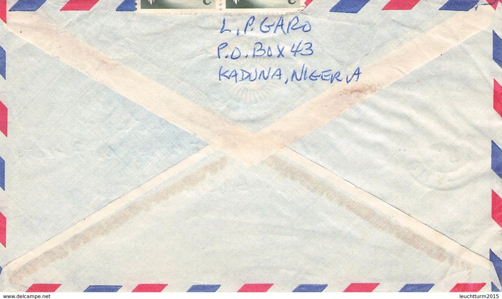 NIGERIA - AIR MAIL 1963 KADUNA - BULGARIA /ak588 - Nigeria (1961-...)