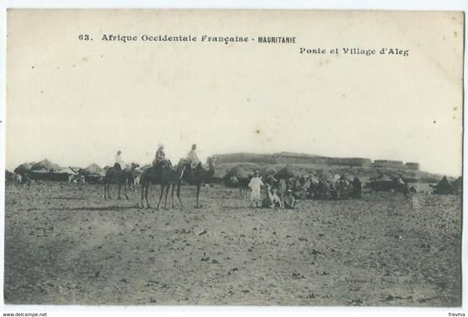 Mauritanie Aleg Poste Et Village - Mauritania