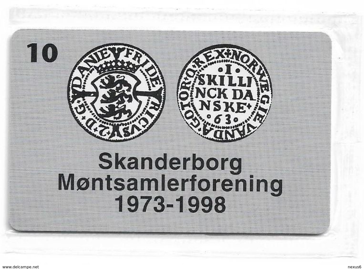 Denmark - Tele Danmark (chip) - Skanderborg Coin Collectors - TDP197 - 06.1999, 1.300ex, 10kr, NSB - Danemark