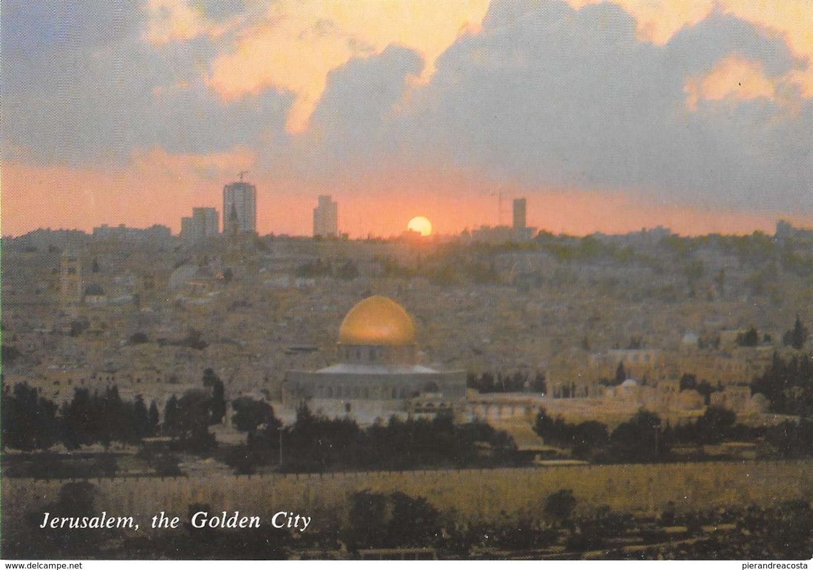 Jerusalem, The Golden City. Non Viaggiata - Israele