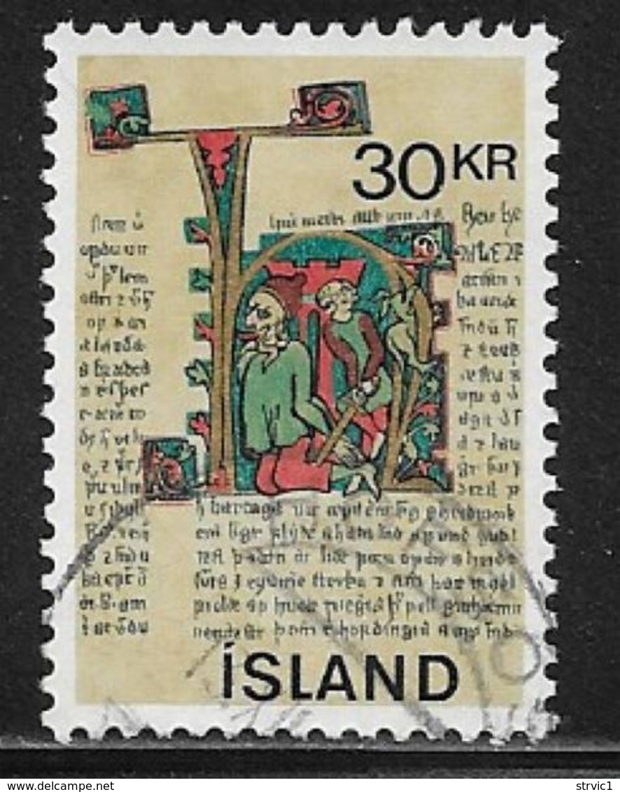 Iceland Scott #419 Used Manuscript, 1970 - Usati