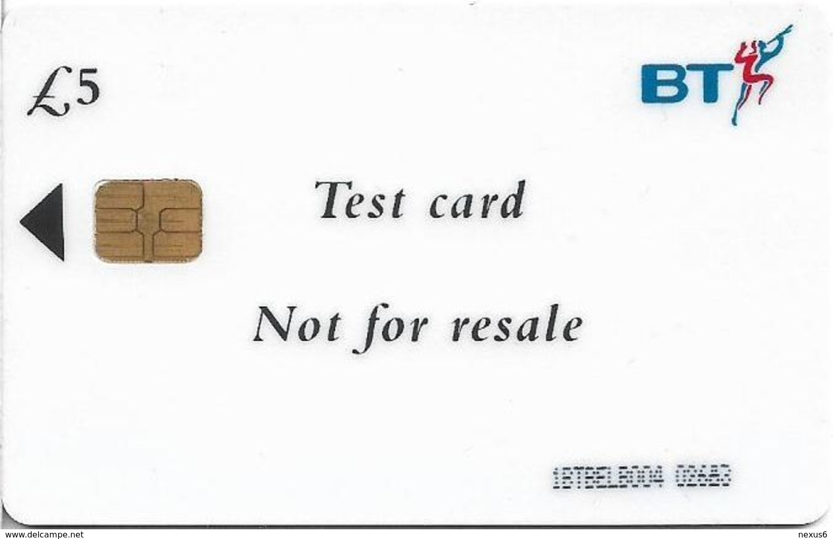 UK - BT - BCF - Alpha Trial Card, Liverpool - TRL004 - 1£, 5.000ex, Used - BT Test & Prove