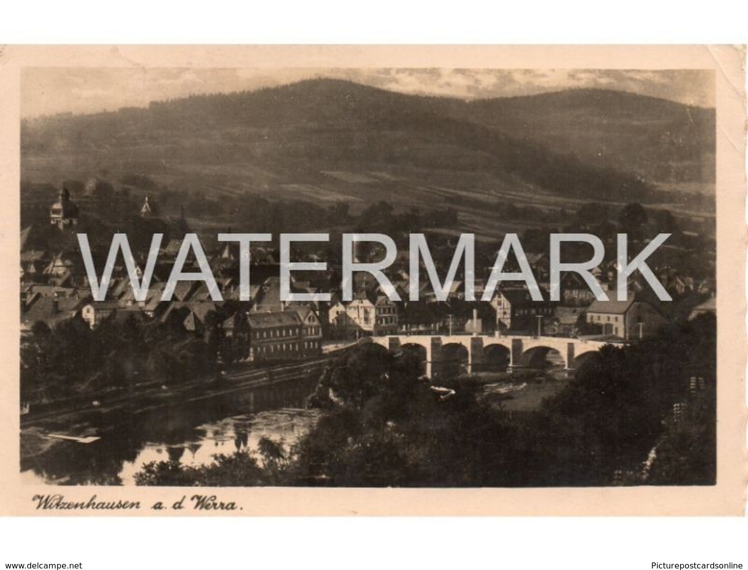 WITZENHAUSEN A. D. WERRA OLD R/P POSTCARD GERMANY - Witzenhausen