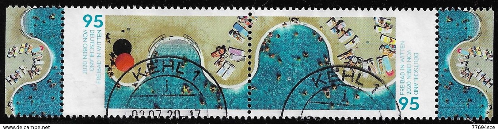 2020  Deutschland Von Oben  (zusammenhängend) - Used Stamps