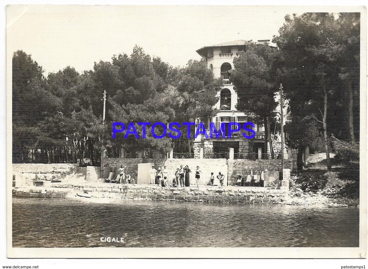 137514 CROATIA CROAZIA LUSSINPICOLO CIGALE VIEW HOTEL POSTAL POSTCARD - Kroatien