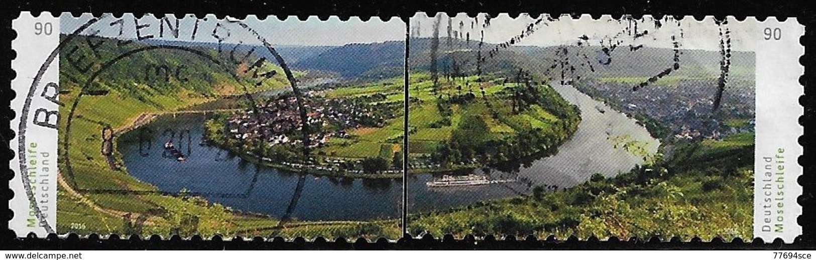 2016  Deutschlands Schönste Panoramen (selbstklebend) - Used Stamps