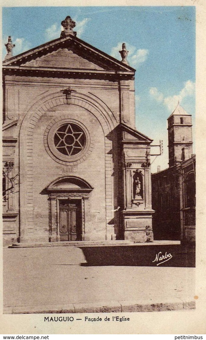 34* MAUGUIO /  FACADE DE L'EGLISE - Mauguio