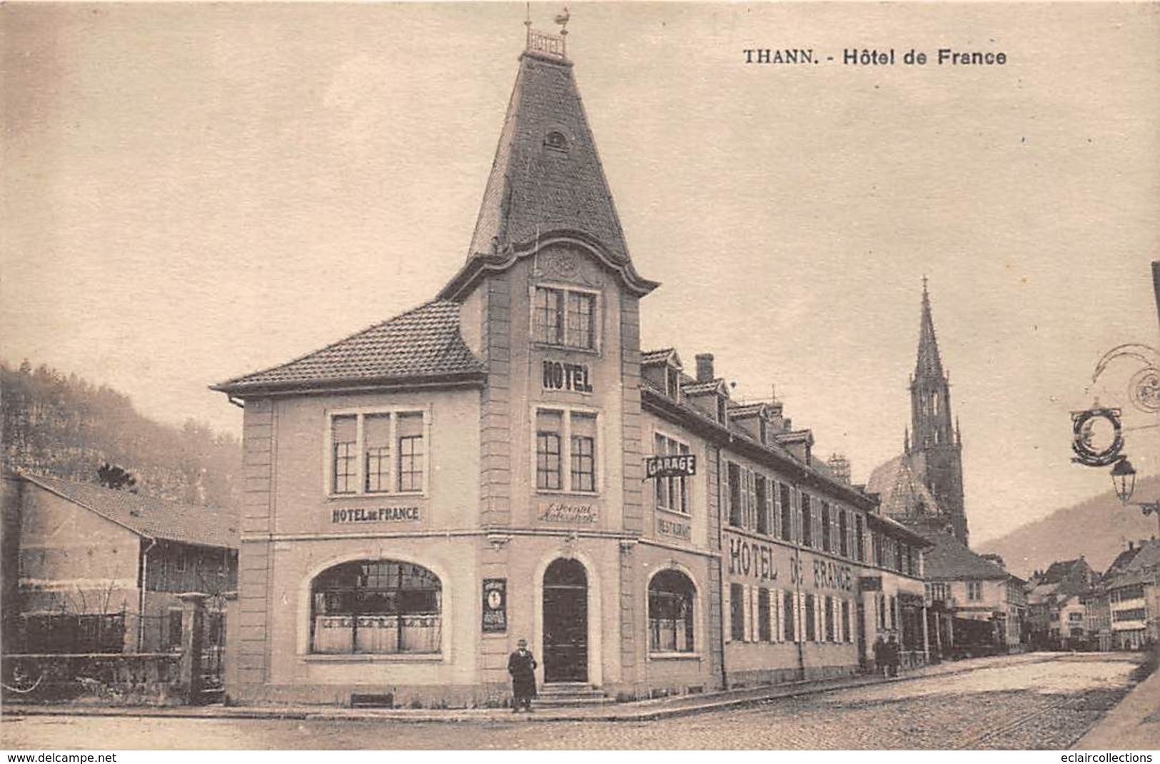 Thann         68         Hôtel De France        (voir Scan) - Thann