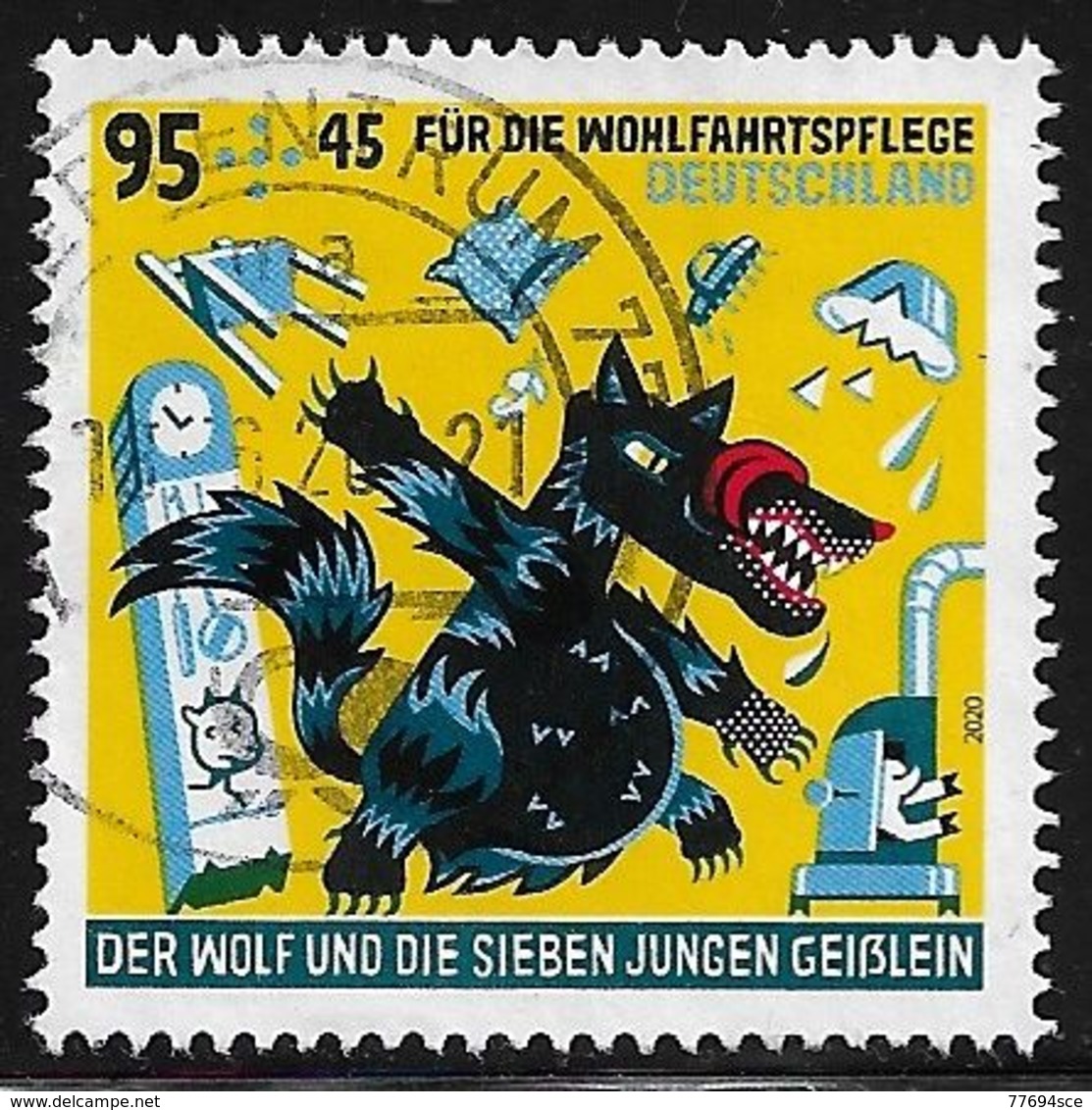 2020  Wohlfahrtsmarken  (95 Cent + 45 Cent Wert) - Used Stamps