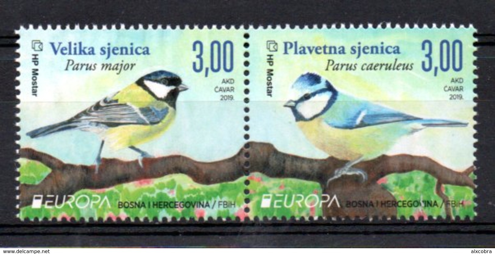 Europa CEPT 2019 Bosnia I Herzegovina Mostar Birds 2 Stamps MNH - 2019