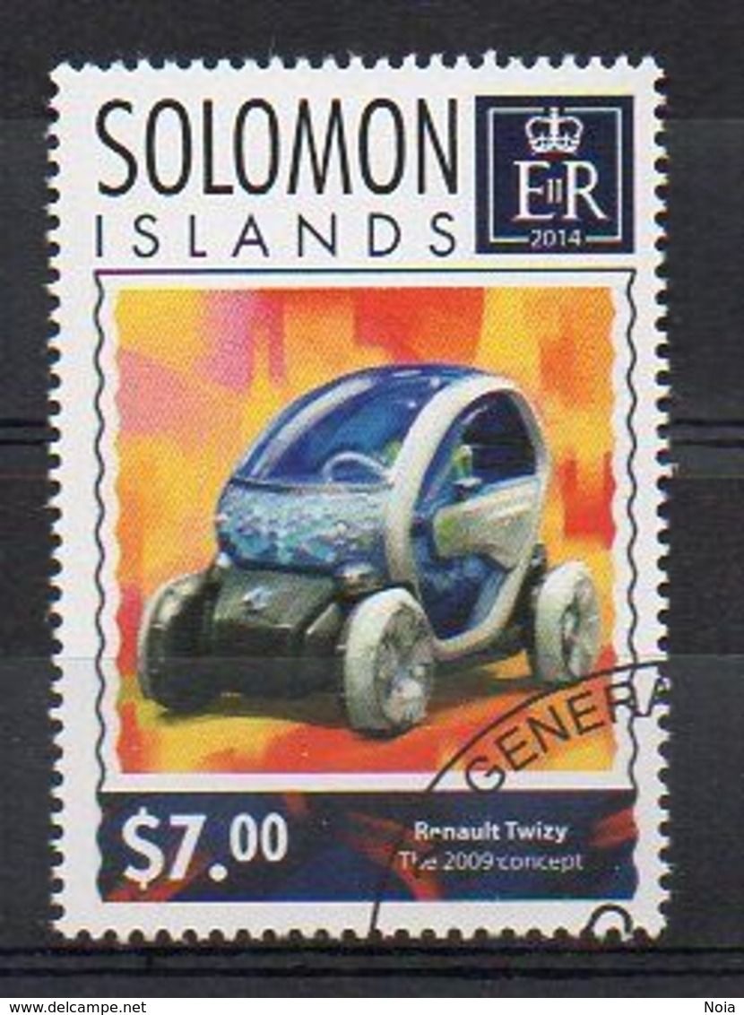 SOLOMON ISLANDS. 2014. CARS. RENAULT TWIZY. CANCELLED (6R1748) - Coches