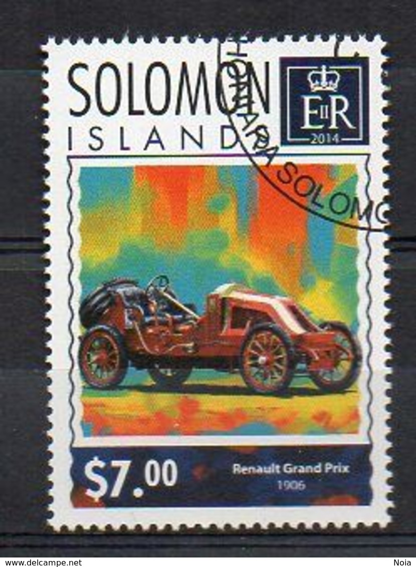 SOLOMON ISLANDS. 2014. CARS. RENAULT GRAND PRIX. CANCELLED (6R1749) - Coches