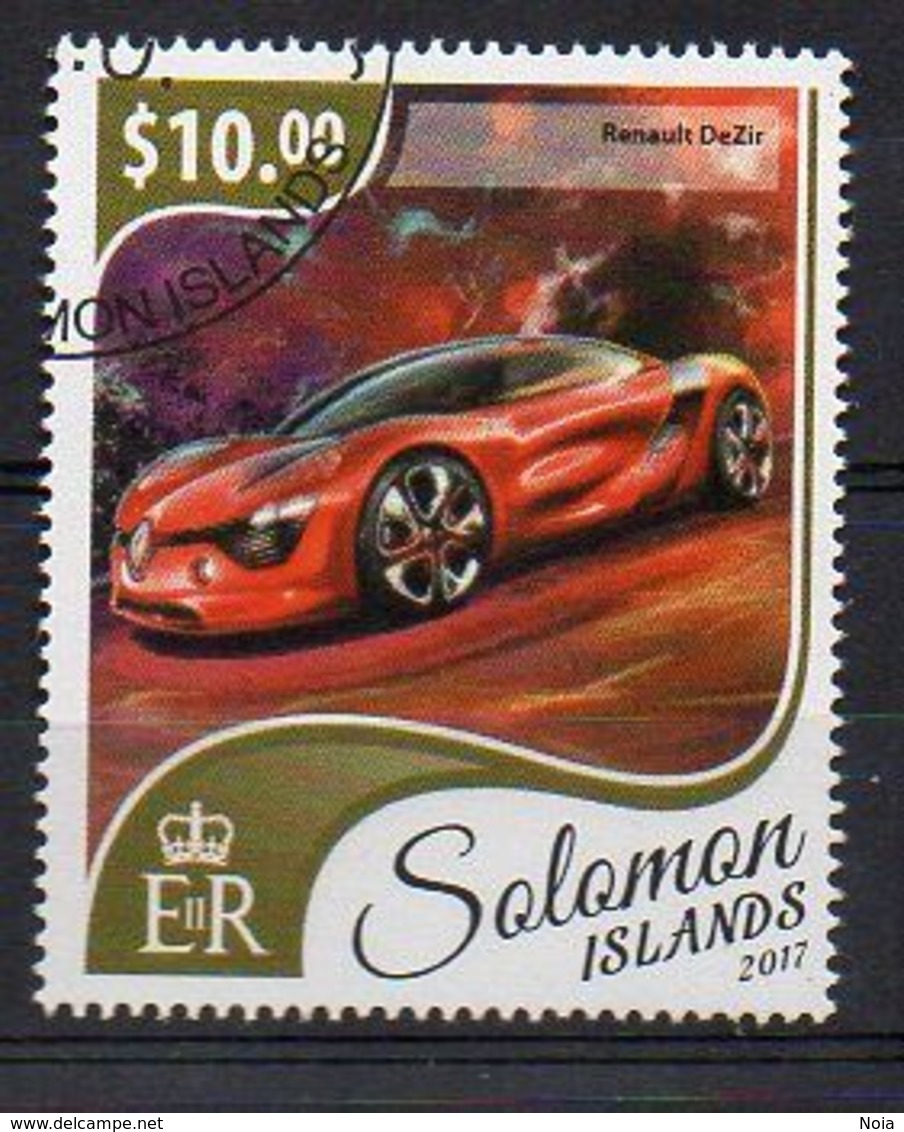 SOLOMON ISLANDS. 2017. CARS. RENAULT DEZIR. CANCELLED (6R1751) - Voitures