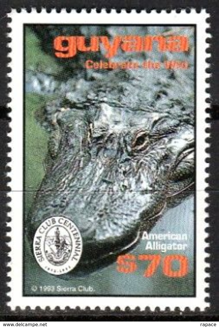 Guyana 1994 - Alligator D'Amérique - Other & Unclassified