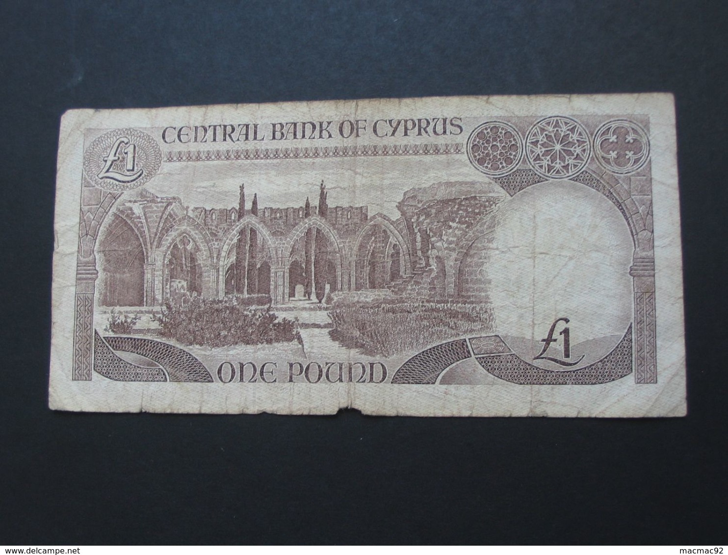 1 One Pound 1989 Central Bank Of Cyprus - CHYPRE  **** ACHAT IMMEDIAT **** - Cyprus