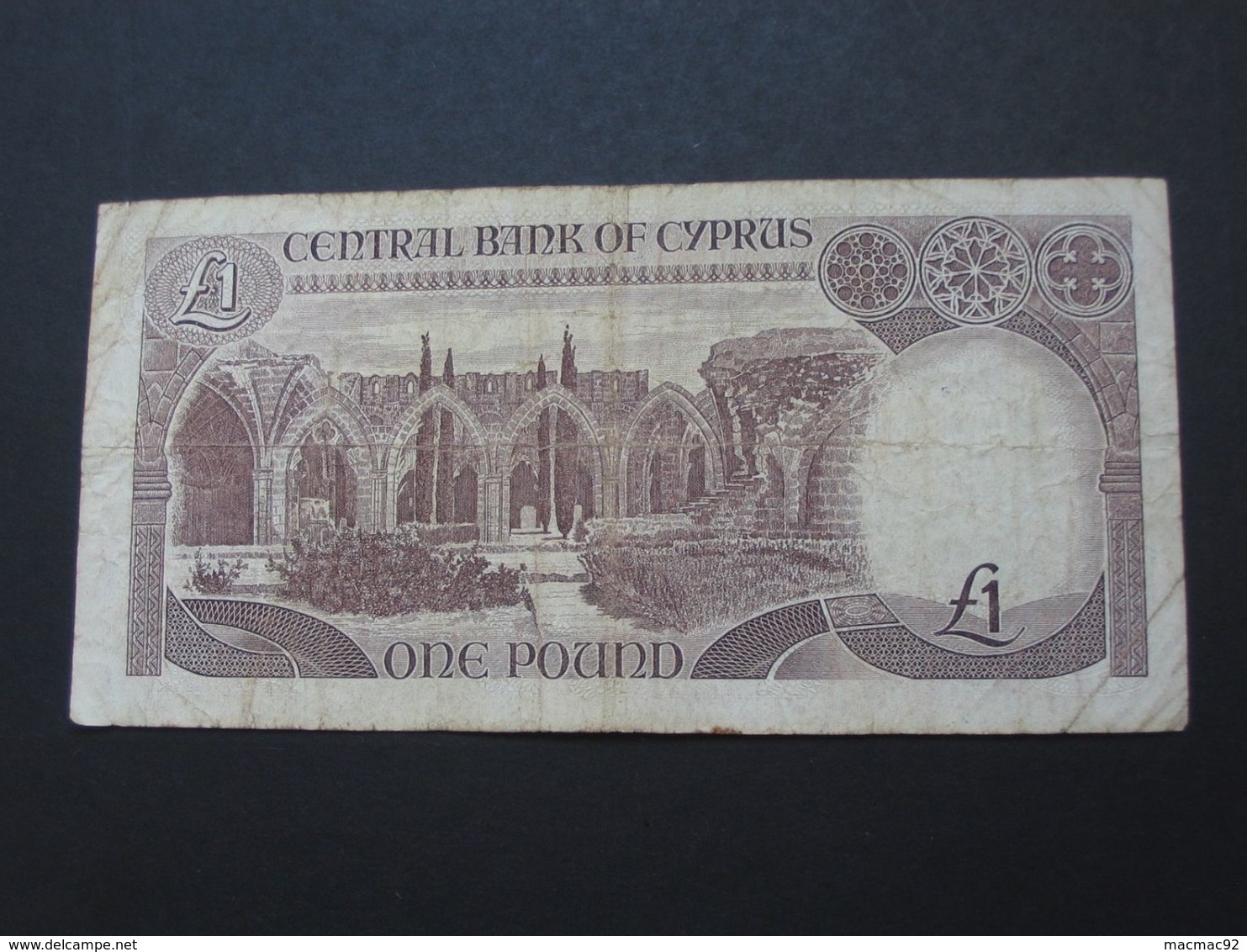 1 One Pound 1987 Central Bank Of Cyprus - CHYPRE  **** ACHAT IMMEDIAT **** - Cyprus