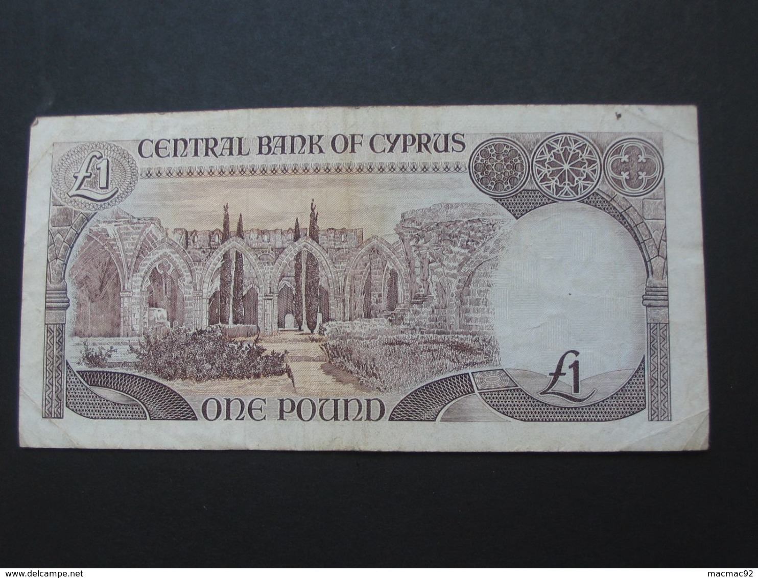 1 One Pound 1989 Central Bank Of Cyprus - CHYPRE  **** ACHAT IMMEDIAT **** - Cyprus