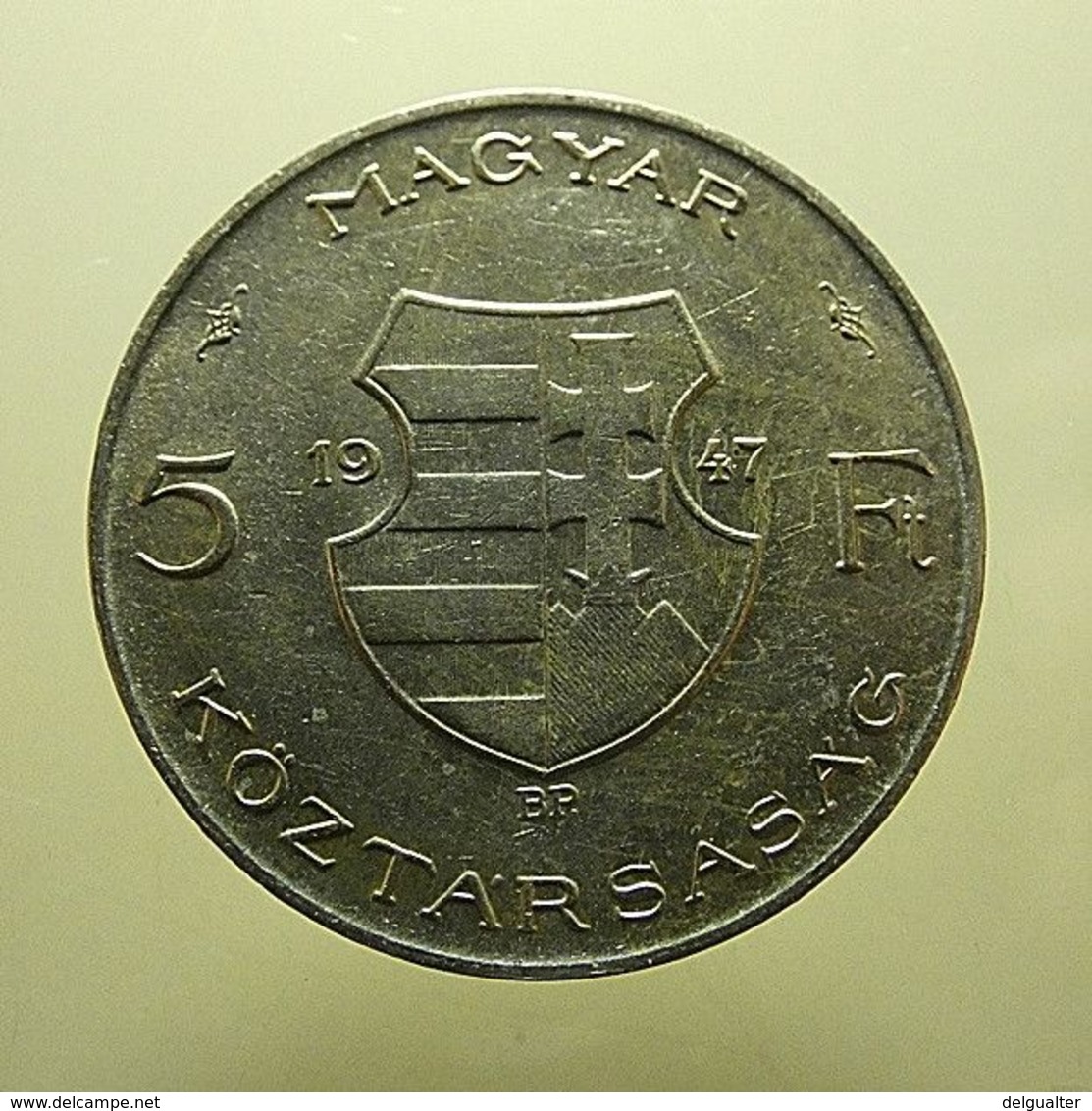 Hungary 5 Forint 1947 Silver - Hongrie