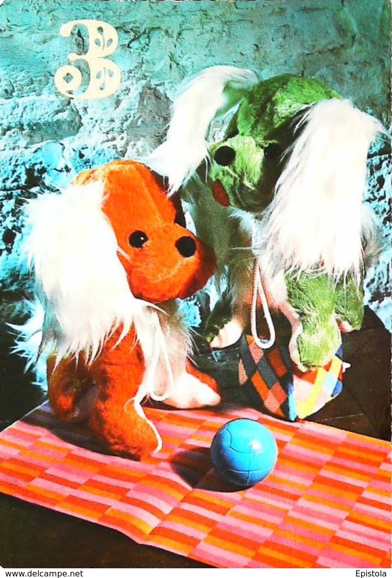 Carte Postale -   Peluche  Chien 1970 - Peluches