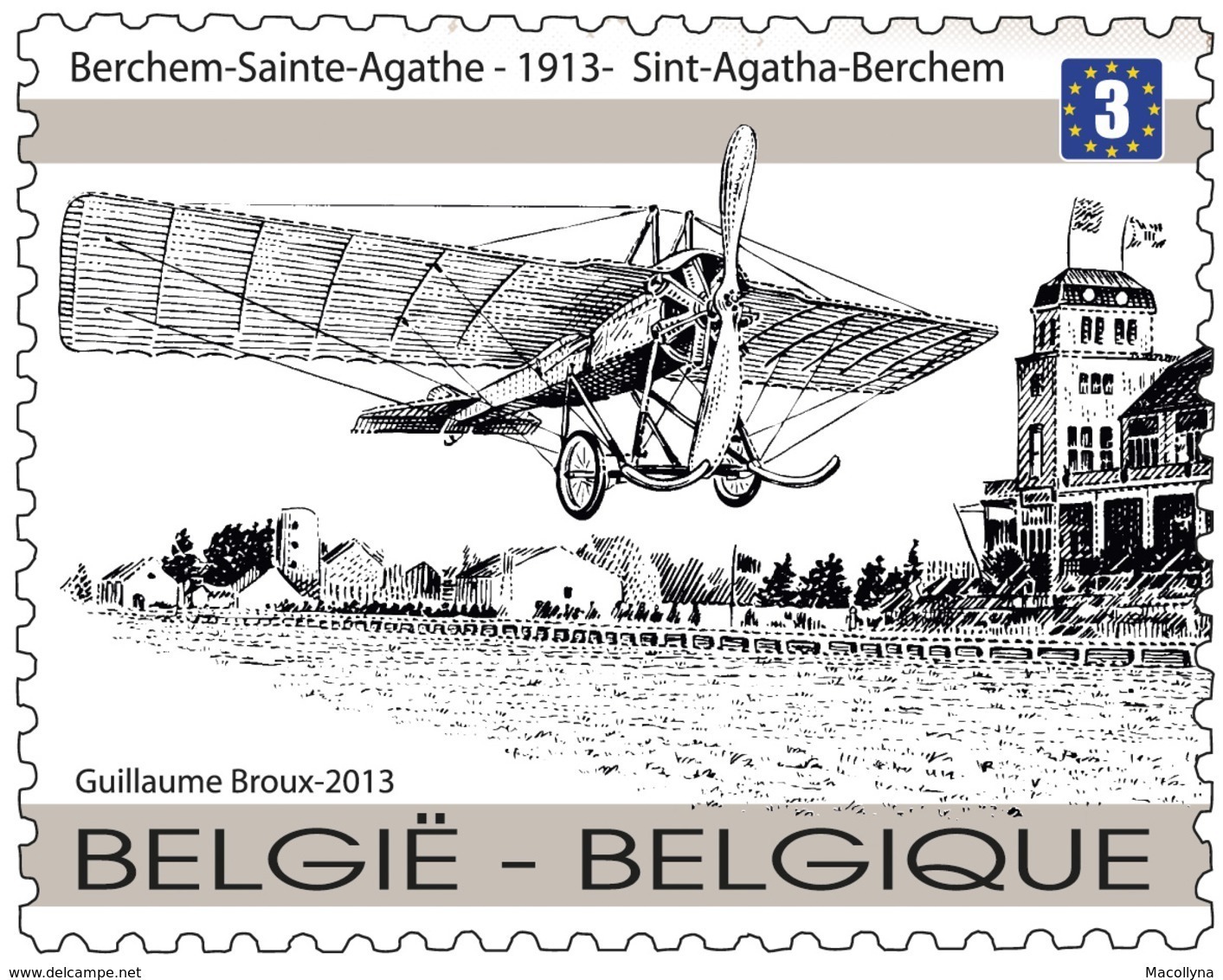 Blok 207 Deperdussin - Monoplane MNH - De Eerste Luchtpostvlucht 4333/34** Les 100 Ans Du 1er Vol De La Poste Aérienne - Unused Stamps