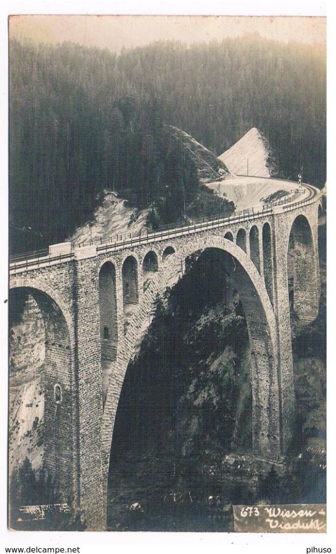 CH-6052  WIESEN : Viadukt ( RPPC ) - Wiesen