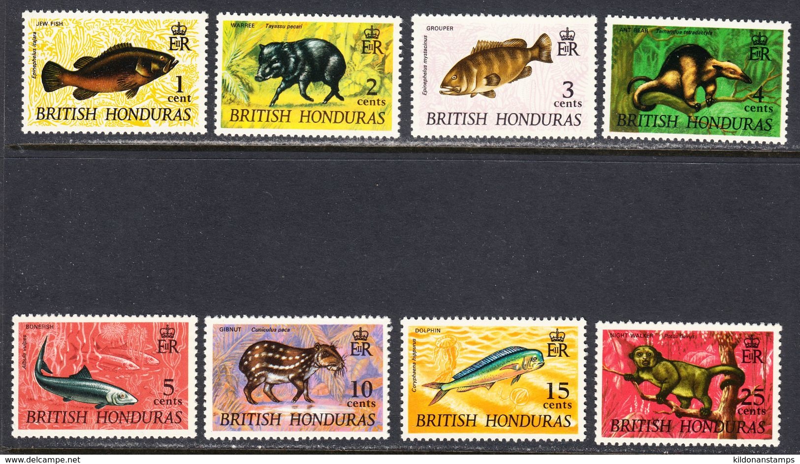 British Honduras 1968 Mint No Hinge, Sc# ,SG 256-263 - British Honduras (...-1970)