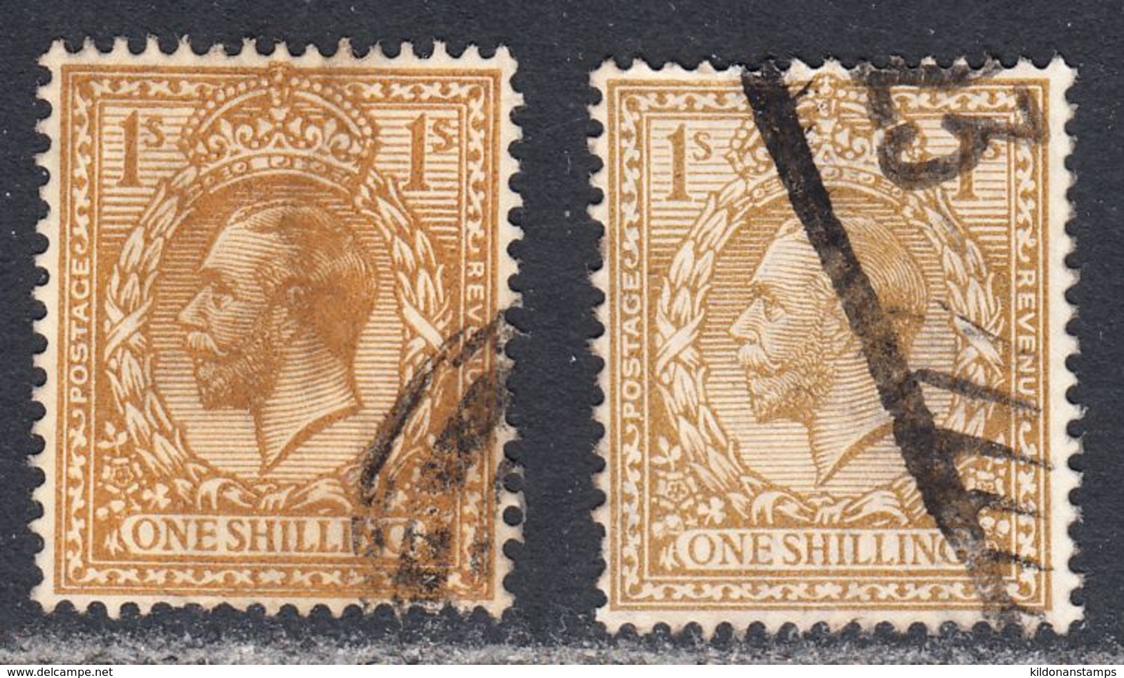 Great Britain 1912-24, Cancelled, Sc# ,SG 395-396 - Used Stamps