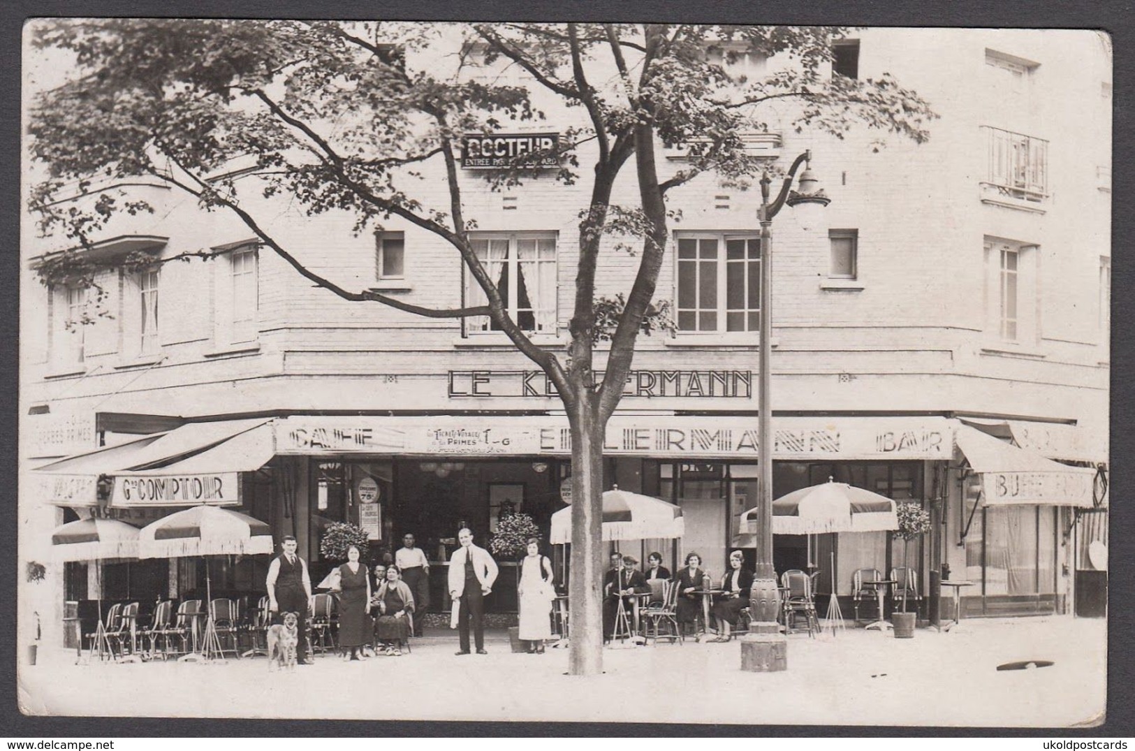 CPA - 75, PARIS,  CAFE KELLERMAN, Boulvevard Kellerman, Paris, 13  - Carte Photo. - Arrondissement: 13