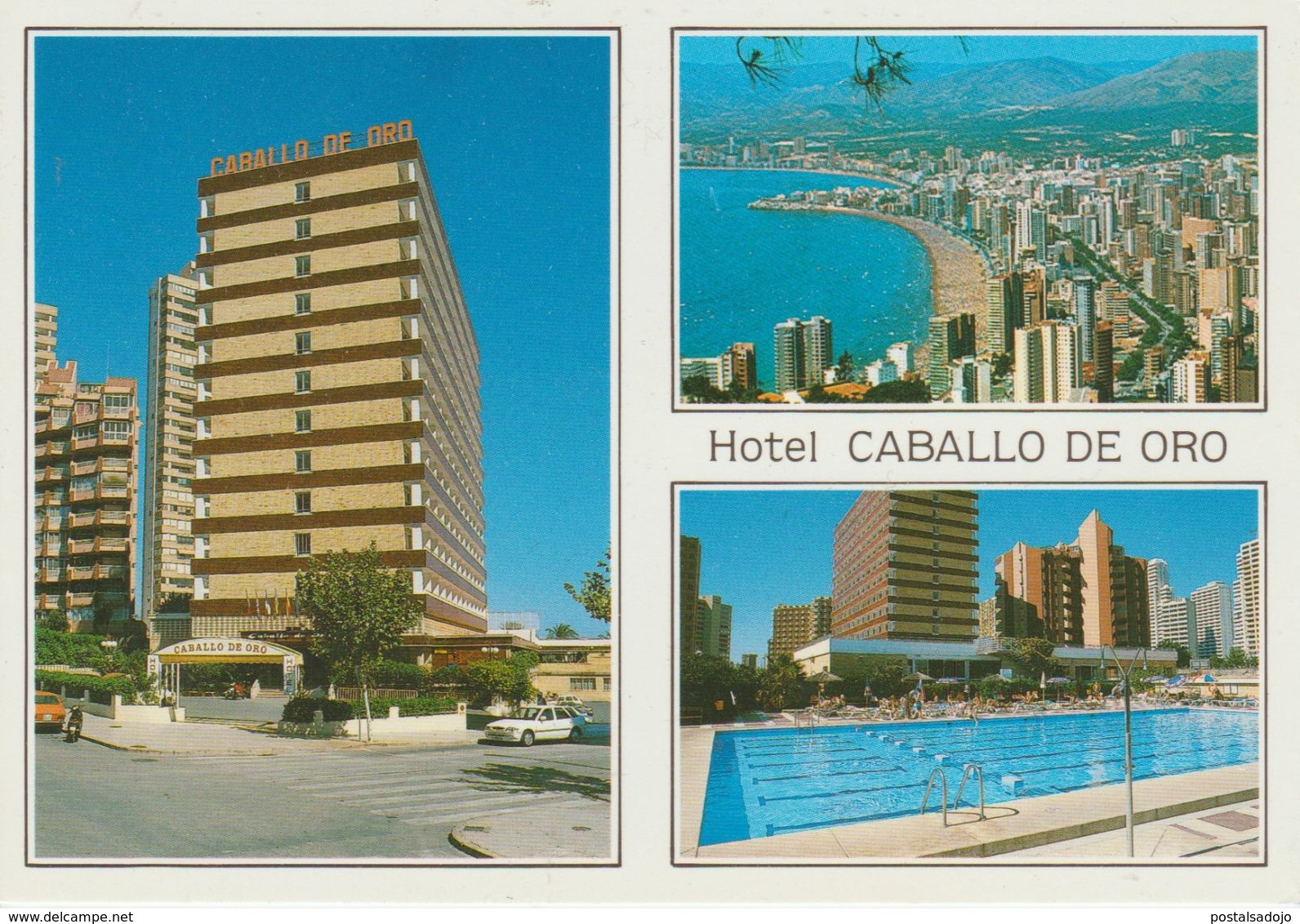 (BENI780) BENIDORM. HOTEL CABALLO DE ORO   ... UNUSED - Alicante