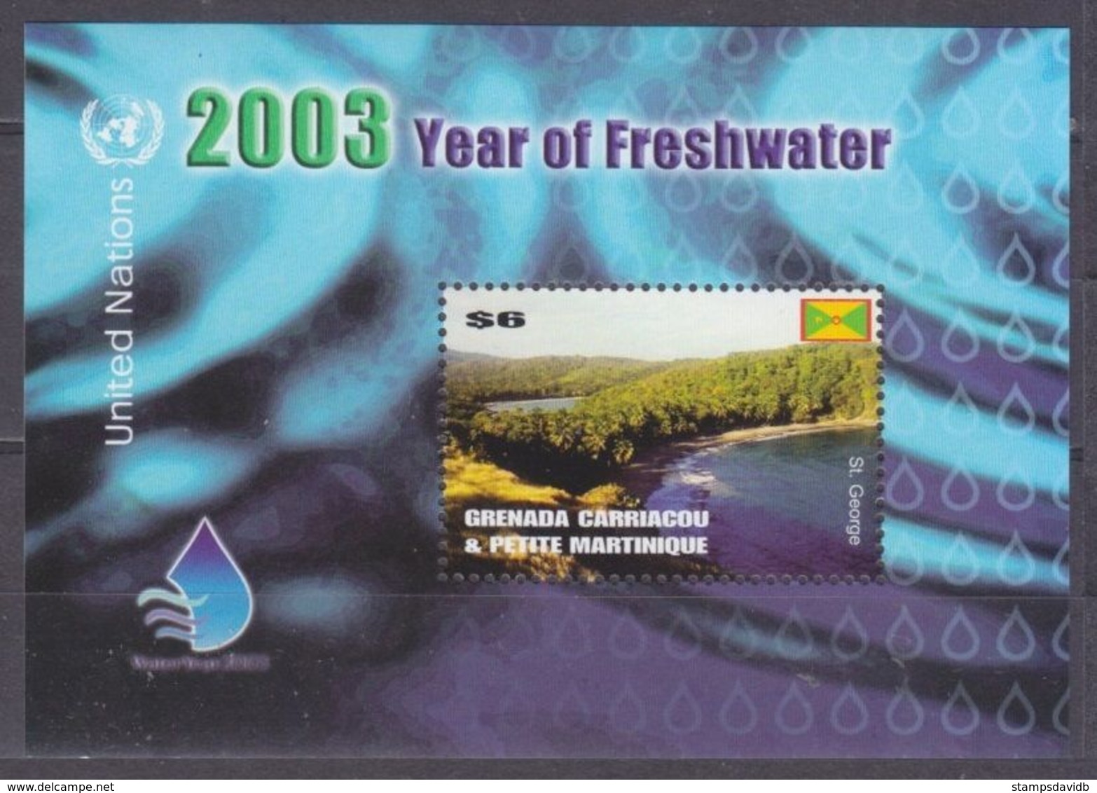2003	Grenada Grenadines	3944/B570	Year Of Freshwater - UNESCO
