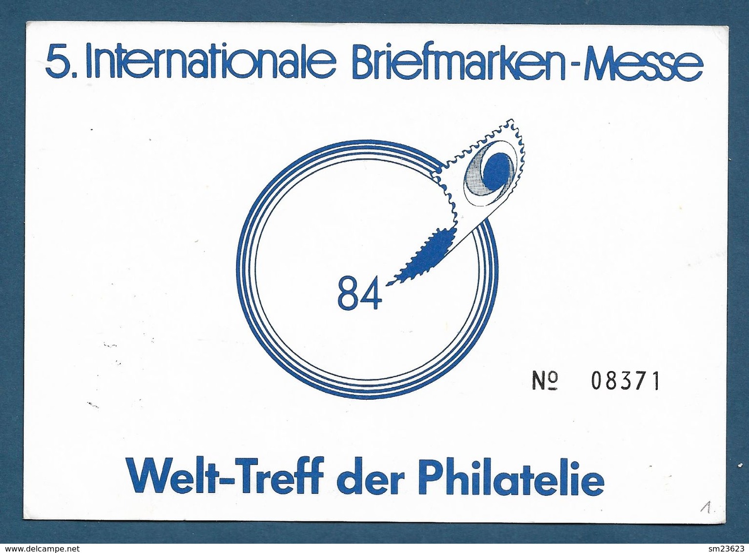 Island 1984 , ATM ,  Maximum Card - Day Of Issue  5.Internationale Briefmarken-Messe 26.-31. Mai 1984 - Maximumkarten