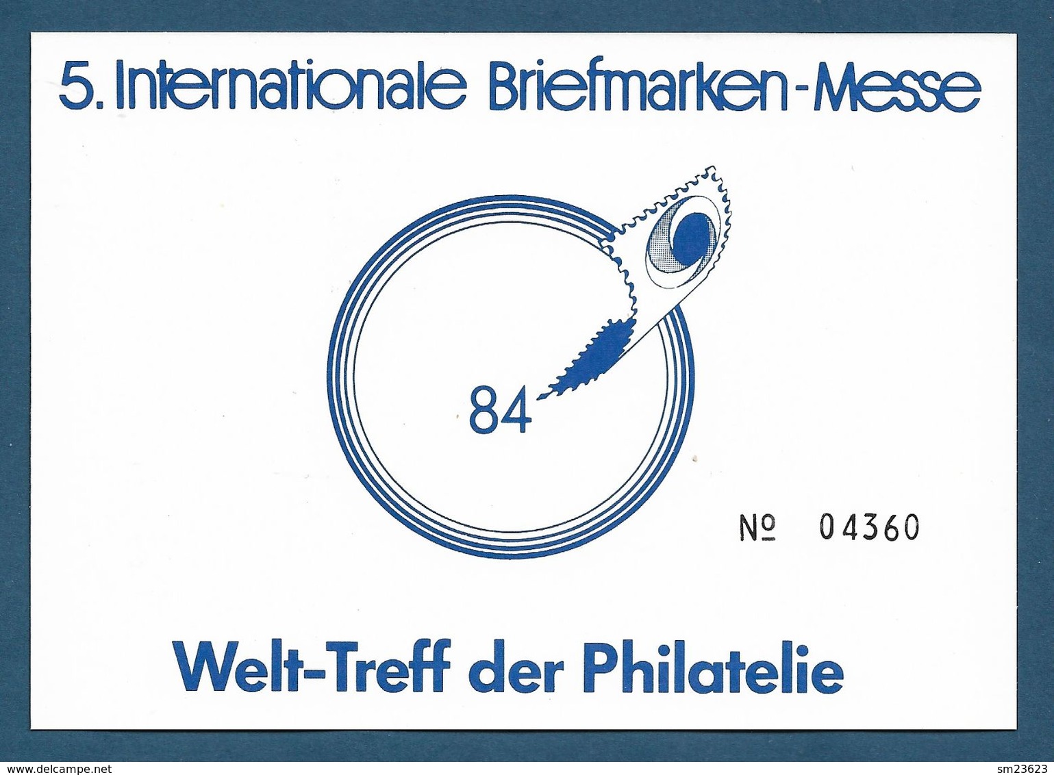 Norwegen / Norge 1984 , ATM ,  Maximum Card - Day Of Issue  5.Internationale Briefmarken-Messe 26.-31. Mai 1984 - Cartoline Maximum