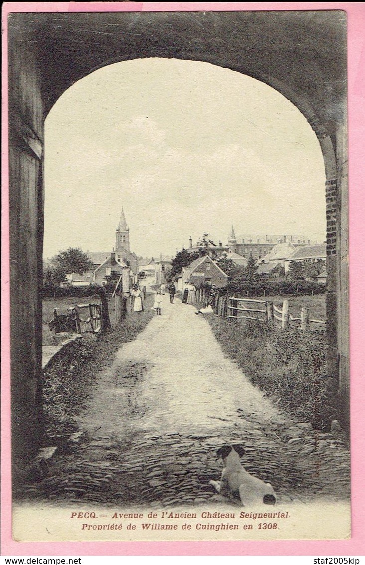 PECQ - Avenue De L'Ancien Château Seigneurial - 1910 - Pecq