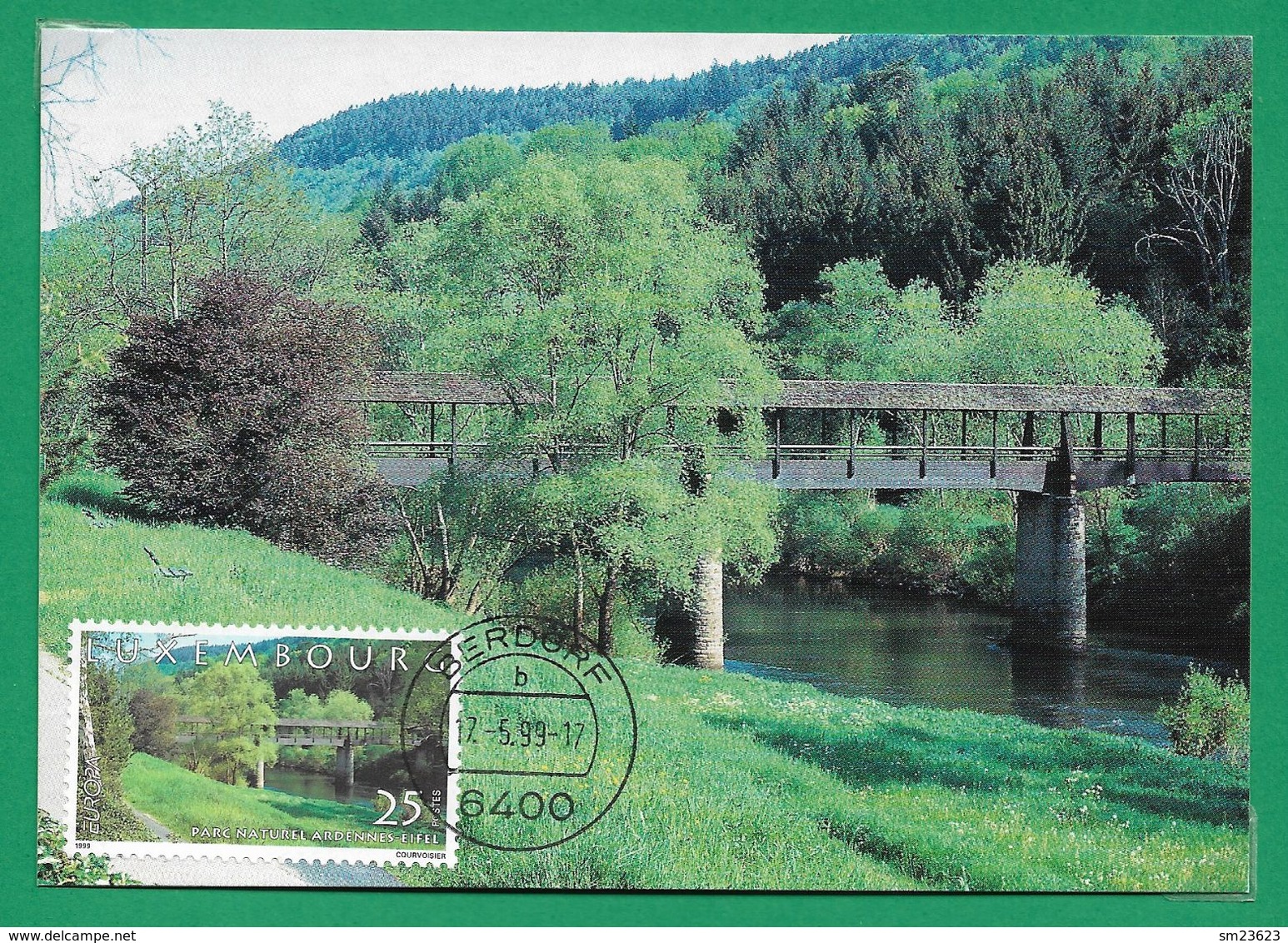 Luxembourg 1999 Mi.Nr. 1473 , EUROPA CEPT Natur- Und Nationalparks - Maximum Card - First Day Bergdorf 17.-5.99 - 1999