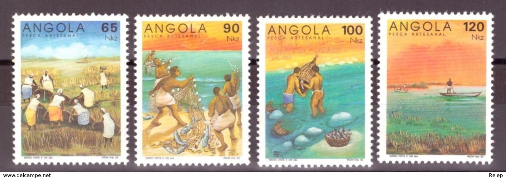 Angola 1992 - Fishing  - MNH - - Angola