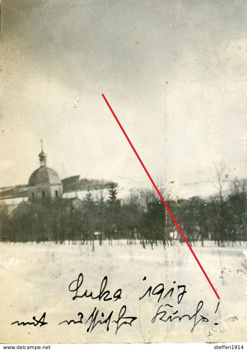 Kirche Church ( Luka)- 1917 -  Ukraine Karpaten (Zloczow-Luka?)-guerre 14/18-WWI Photo Allemande - 1914-18