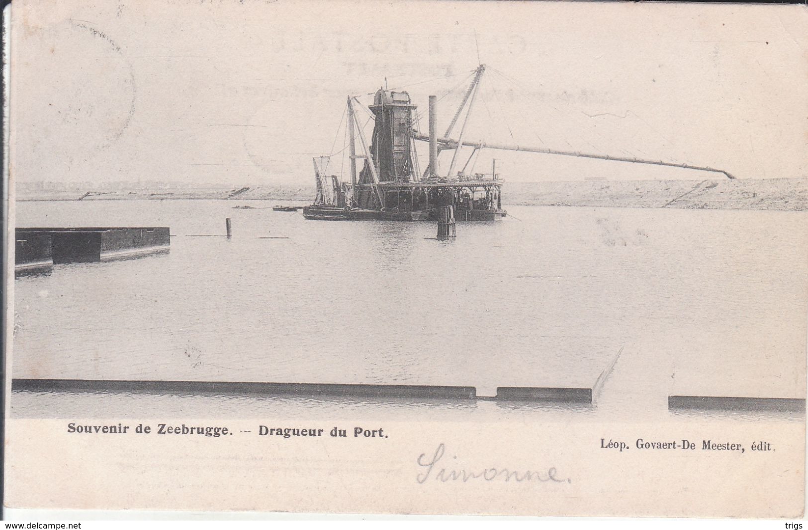 Zeebrugge - Dragueur Du Port - Zeebrugge