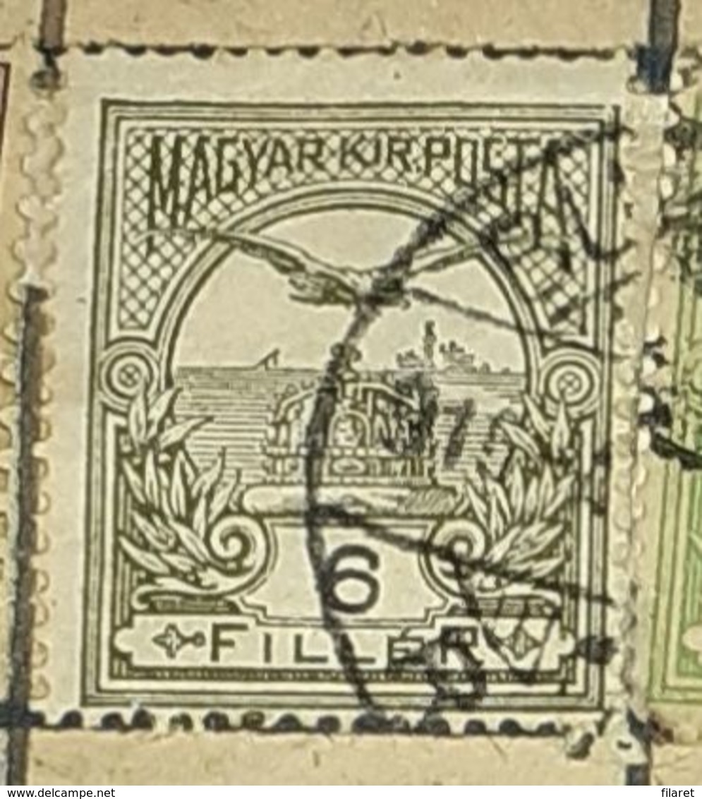 HONGRIE/HUNGARY-TURUL/CHIFRE,NUMBER-USED STAMP - Usado