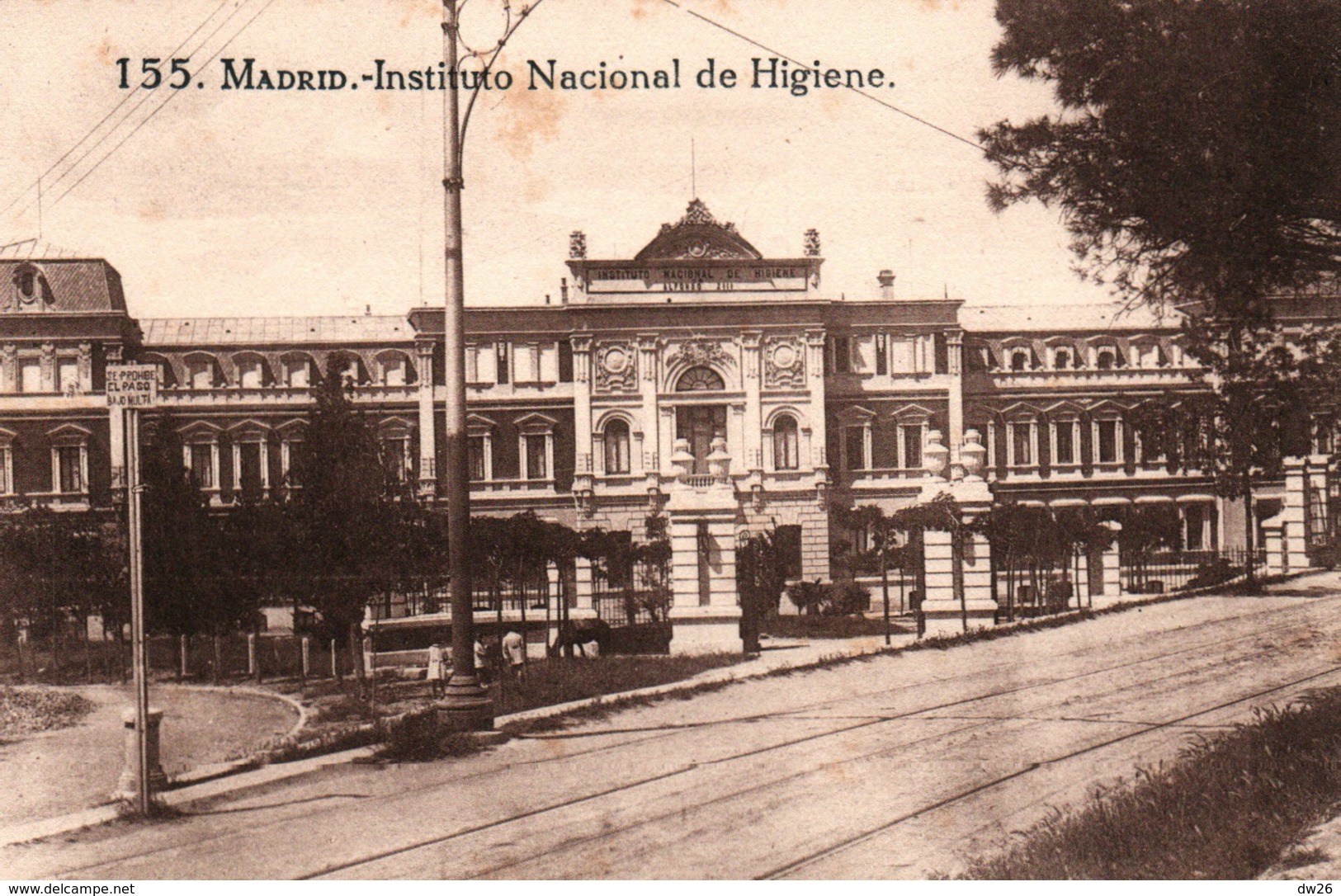 Madrid Instituto Nacional De Higiene - Carte Grafos N° 155 Non Circulée - Madrid