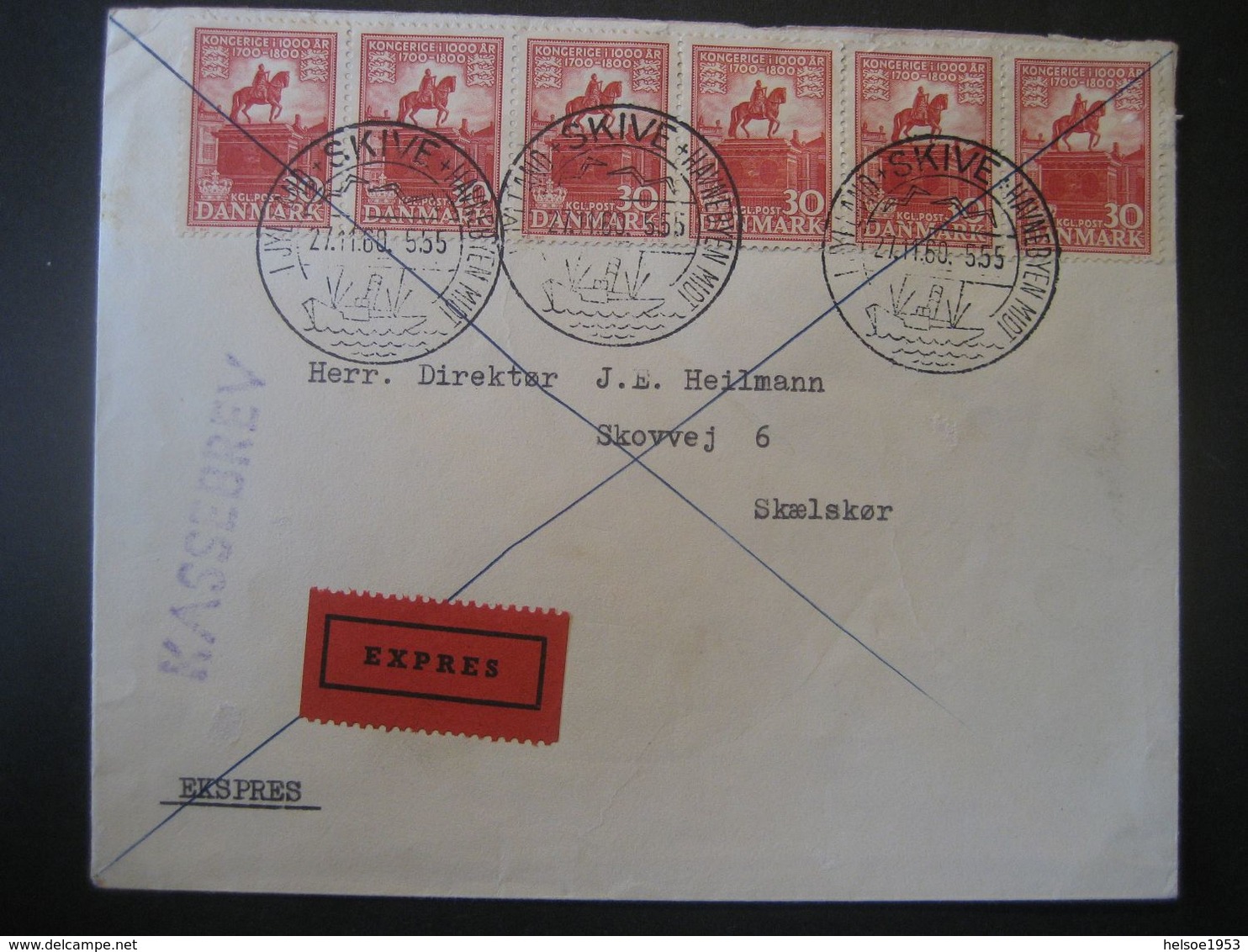 Dänemark 1960- FDC Weltflüchtlingsjahr - Briefe U. Dokumente
