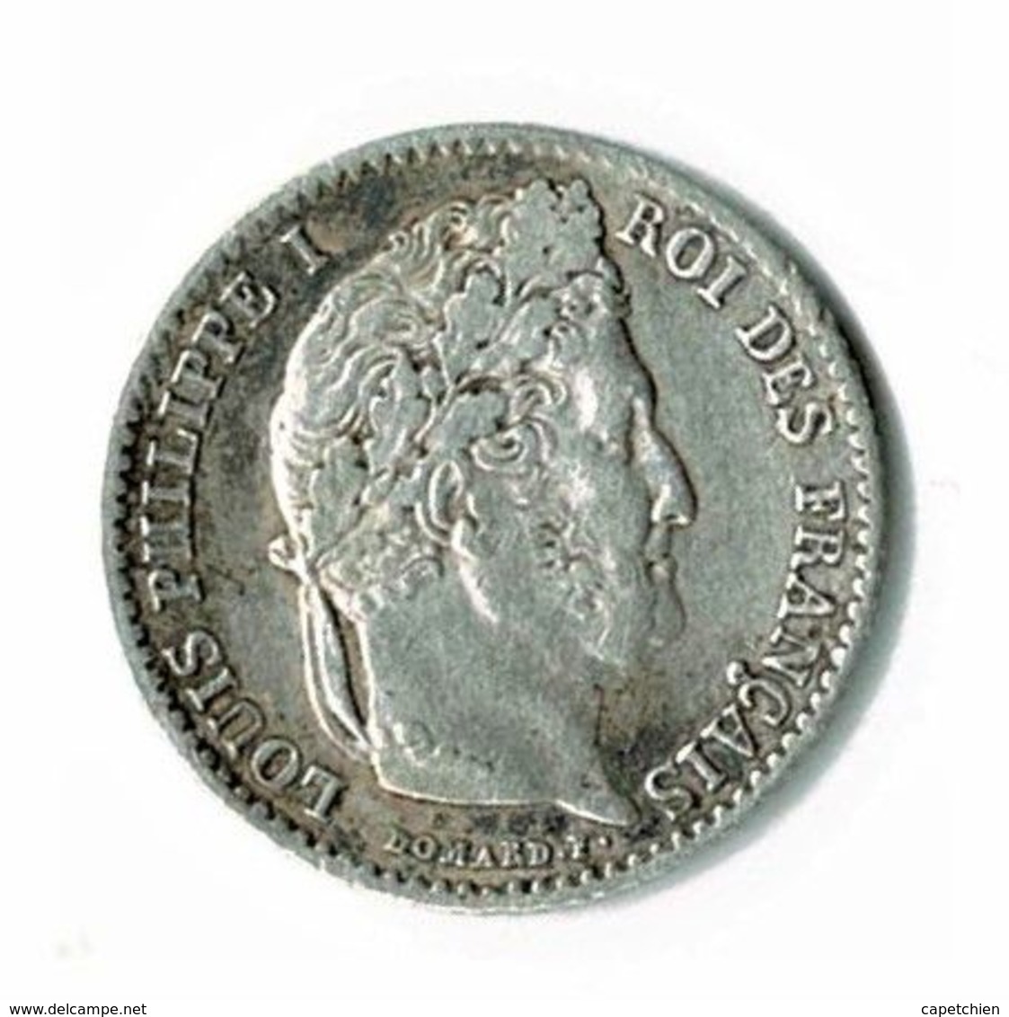 LOUIS PHILIPPE 1er / UN QUART DE FRANC / 1842 B - ROUEN / ETAT SUP - 1/4 Franc