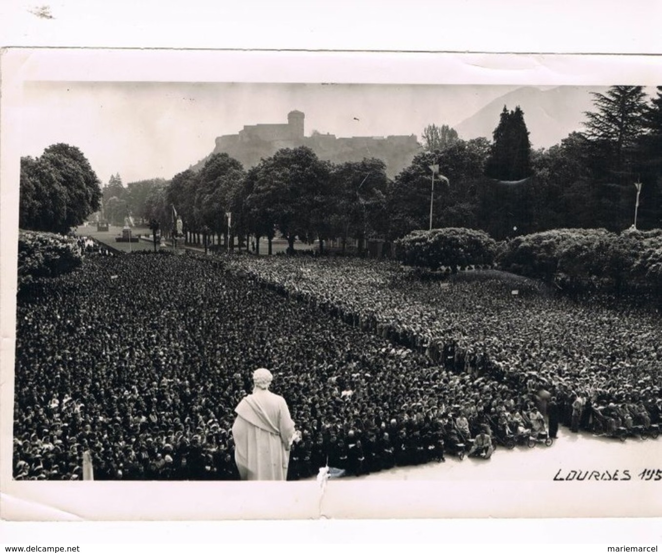 D65. LOURDES. CONGRES DE LA J.A.C. 25/26/27 AVRIL 1952 EN SOUVENIR DE L'ABBE BOULAY. PHOTOGRAPHIE. - Places