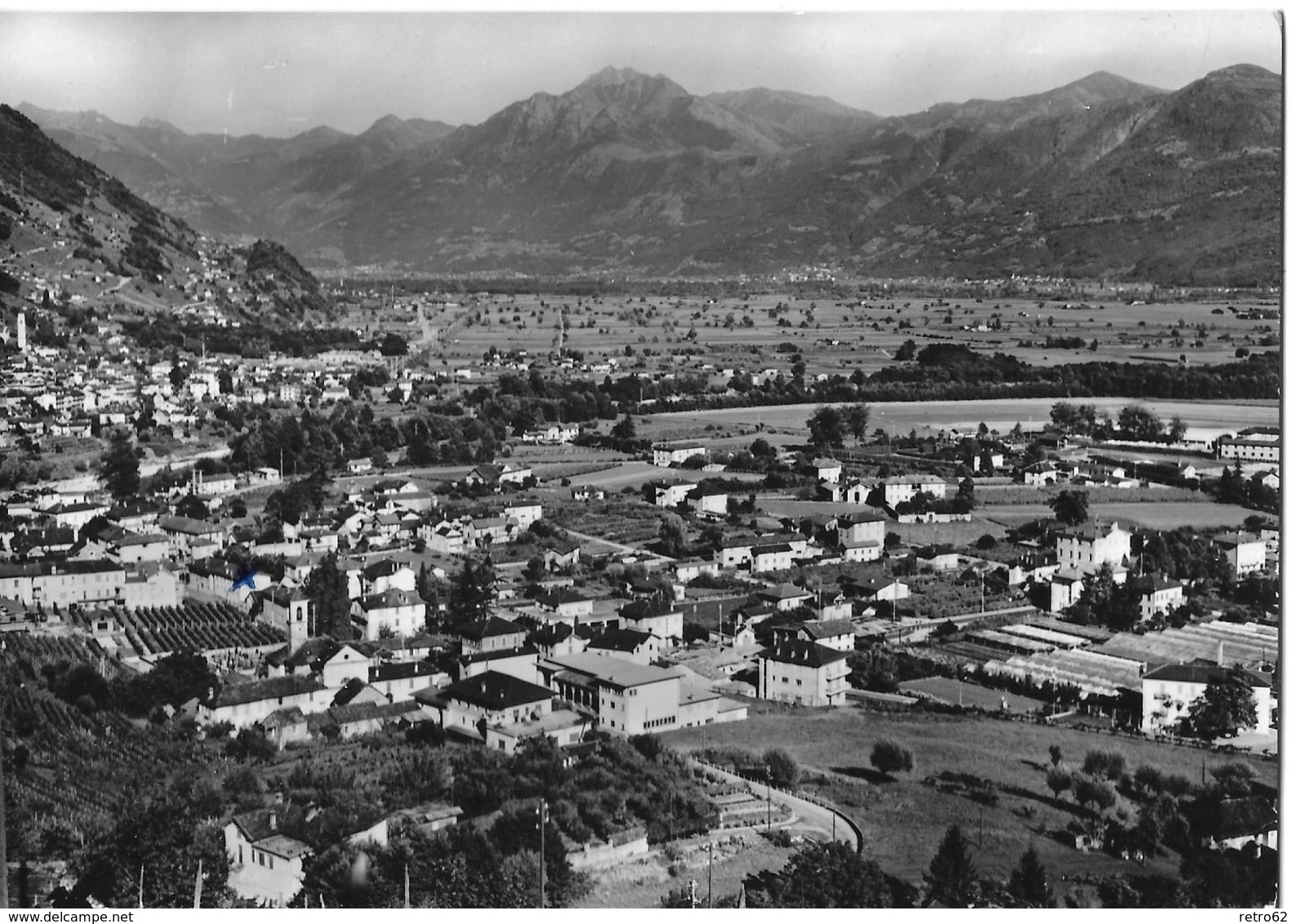 TENERO → Fotokarte  Anno 1963 - Tenero-Contra