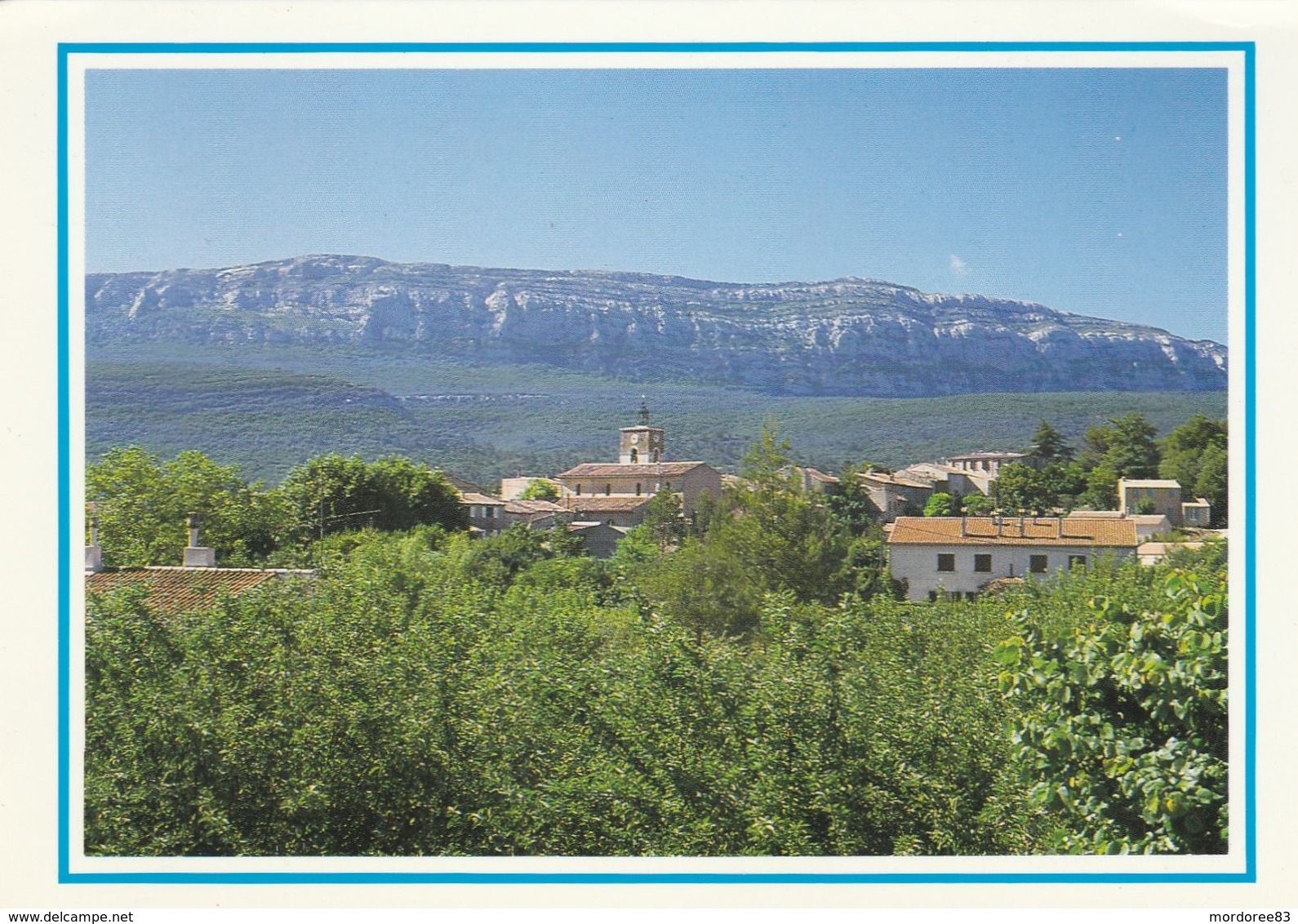 CPM - NANS LES PINS - VUE GENERALE -2 SCANS - Nans-les-Pins